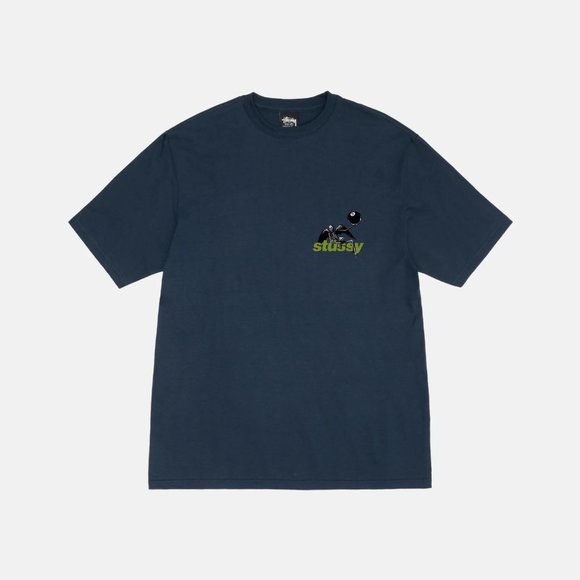 Stussy APOCALYPSE TEE - NAVY - Picture 2 of 2